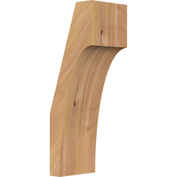 Ekena Millwork 5 1/2"W x 6"D x 18"H Westlake Smooth Knee Brace, Western Red Cedar BRC06X06X18WTL00SWR - main